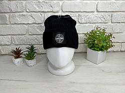 Шапка Stone Island чорна