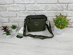 Сумка через плече Osprey зелена 20*23