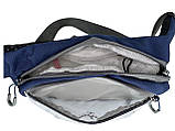 Сумка-бананка, поясна сумка Osprey синьо-срібний, фото 4