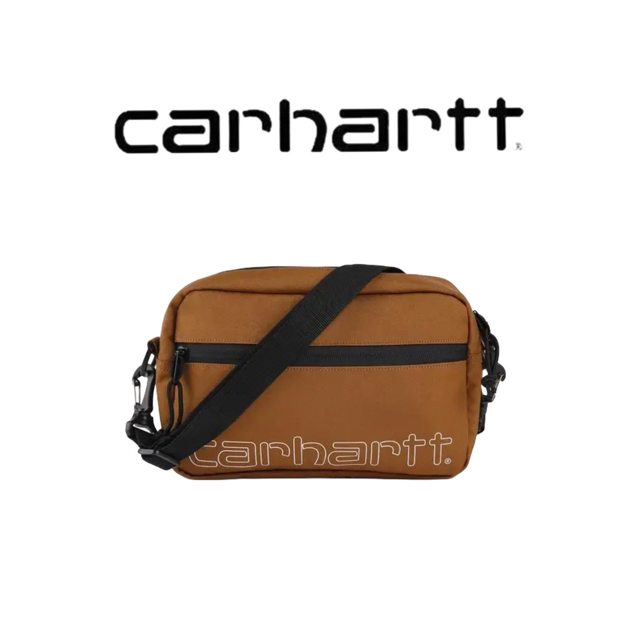Сумка через плече Carhartt 15*24 коричнева, фото 1
