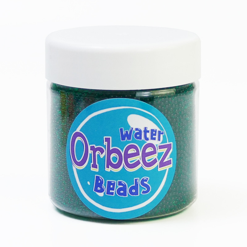 Кульки зростаючі у воді Orbeez Гідрогелеві до 8 мм Зелені 30 000 шт (01495)