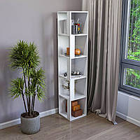 Стелаж з відкритими полицями Alen Ш 330 x В 1650 x Г 330 мм Білий