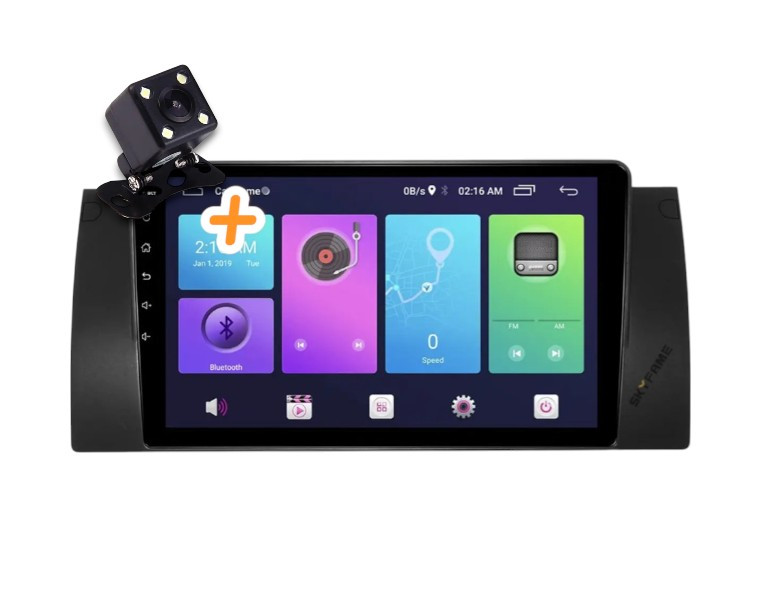 Магнітола для BMW X5, E53, E39 1995-2006 на Android | Сенсорний екран, GPS, Bluetooth, камера заднього виду, фото 1