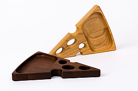 Дерев'яна менажниця «CHEESE» 20х16 см