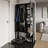 Передпокій Sanro Cornelia з дзеркалом дверцятами та штангою для одягу 1000х1900х330 Бетон темний (KO-0003), фото 2