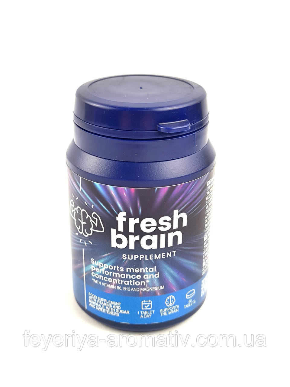 Біодобавка для поліпшення розумової діяльності Fresh Brain 60 таблеток