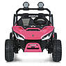 Дитячий електромобіль на акумуляторі двомісний Багі M 6205 з пультом р/у для дітей 3-8 років Рожевий, фото 2