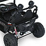 Дитячий електромобіль на акумуляторі двомісний Багі M 6205 з пультом р/у для дітей 3-8 років Чорний, фото 10