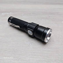 Ліхтарик ручного BL-558-T6 заряджається від micro USB 1x18650, фото 3