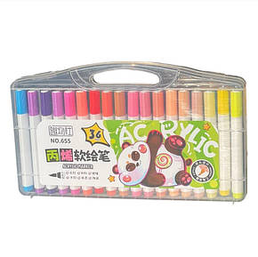Маркери акрилові 655 36 кольорів Water color pen, фото 1