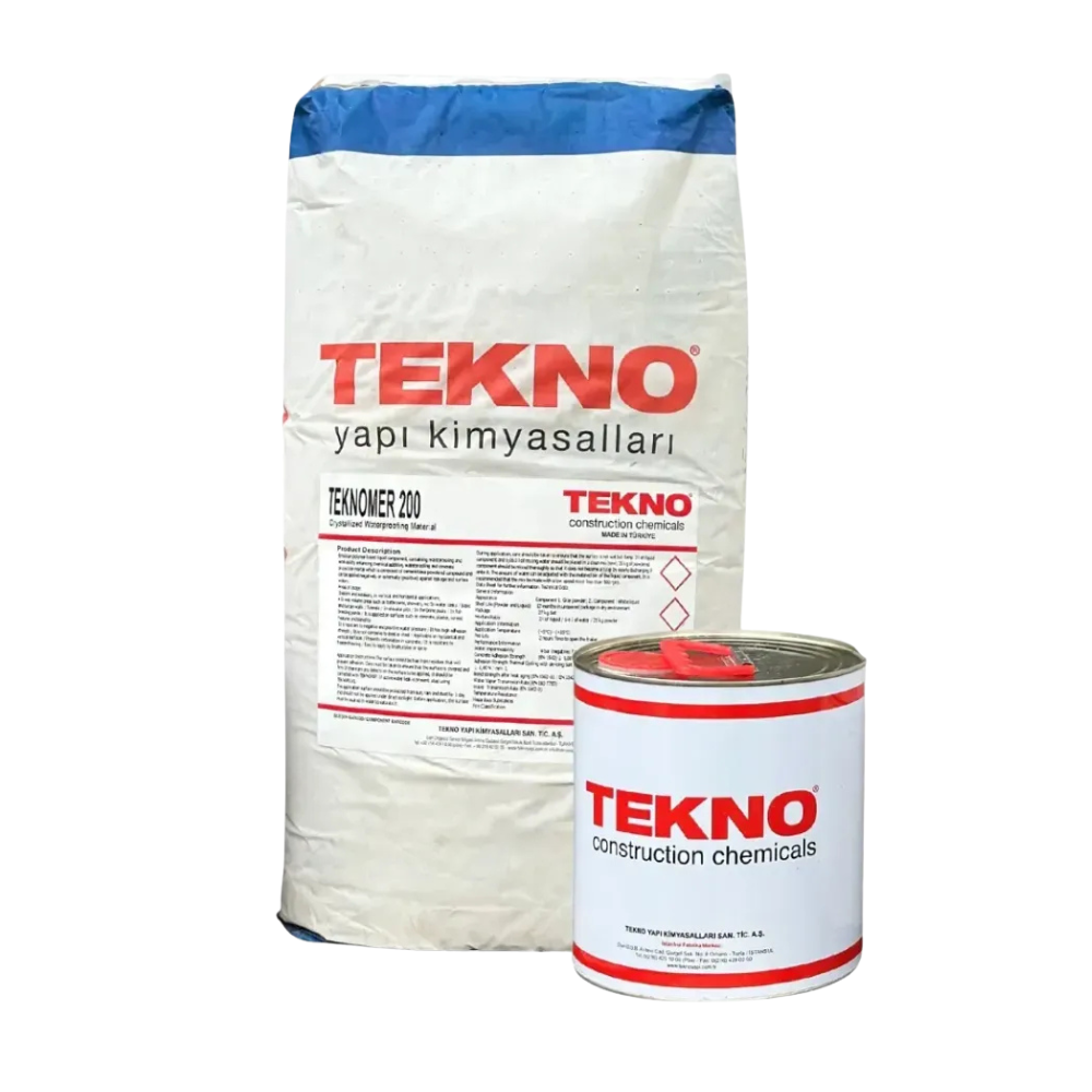 Гідроізоляція полімерцементна Teknomer 200 (25 кг)., фото 1