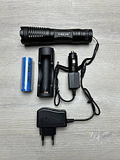 Ліхтар ручний BL-1837-T6 Zoom (знімний АКБ 18650), фото 3