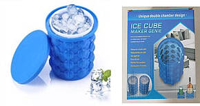 Силіконова форма для заморожування льоду Ice Cube Maker Genie, фото 2