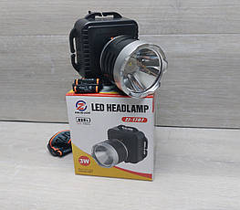 Ліхтарик налобний ZJ-1707, фото 3