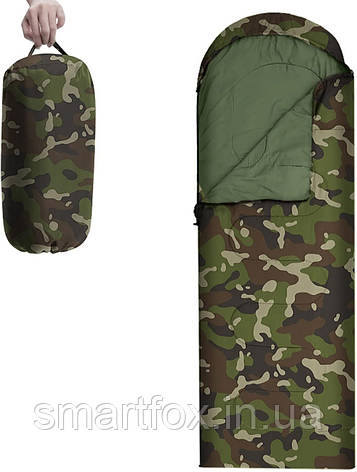 Спальний мішок Sleeping Bag 9501 (220х70 см, камуфляж), фото 1