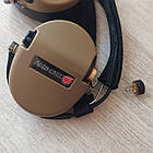 Активні навушники із заднім наголов'ям під каску шолом Tac-Sky Liberator II Neckband Coyote (Sordin Ver), фото 3