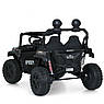 Дитячий електромобіль на акумуляторі двомісний Джип Jeep M 6206 з пультом р/у для дітей 3-8 років Камуфляж, фото 10