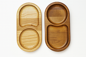 Дерев’яна підставка “Relax” для горнятка та десерту