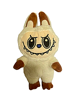 М'яка іграшка Лялька Лабубу, Labubu, (бежева) 34 см