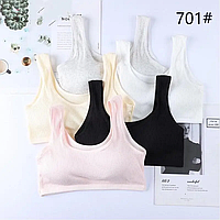 Топ рубчик підлітковий, Китай. Топ для підлітків, топ бавовна