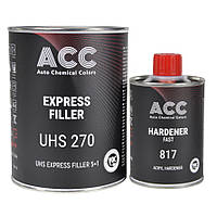 Грунт-наповнювач ACC 270 Express Filler UHS чорний 1 л + затвердник 0.2 л
