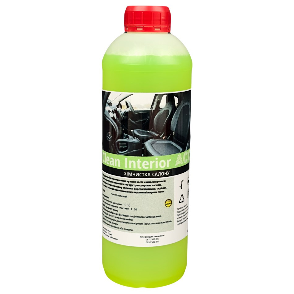 Засіб для очищення салону ACC Clean Interior Green 1 л, фото 1
