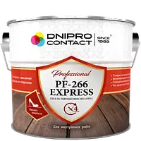 Емаль ПФ-266 Express для підлоги Dnipro Contact жовто-коричнева 2.6 кг