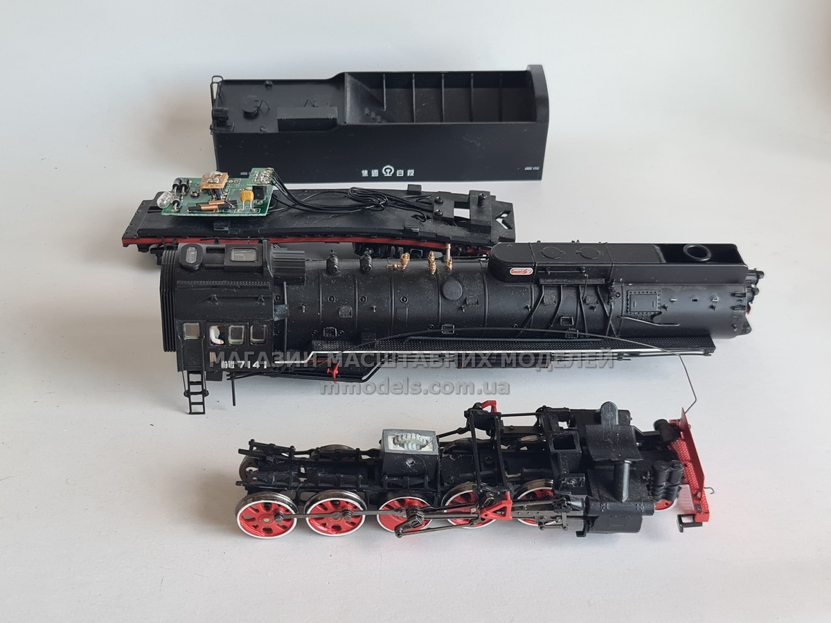 Корпус паровоза тендера QJ, (аналог Л) для творчих і модельних робіт), масштабу 1:87, H0, фото 1