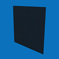 Перфорований лист для інструментів пофарбований 100х100х1.0 (5х5), посилений, чорний