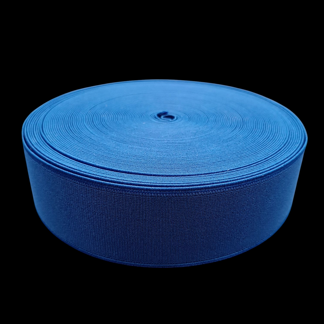 Резинка 50 мм поліефірна тасьма еластична посилена взуттєва колір синій, фото 1