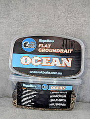 Метод-мікс One Hook Baits Flat Groundbait Ocean 400g