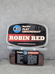 Метод-мікс One Hook Baits Flat Groundbait Robin Red 400g