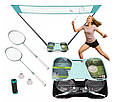 Набір для бадмінтону, сітка, 2 ракетки, волан, валіза TRIZAND 25515, фото 4