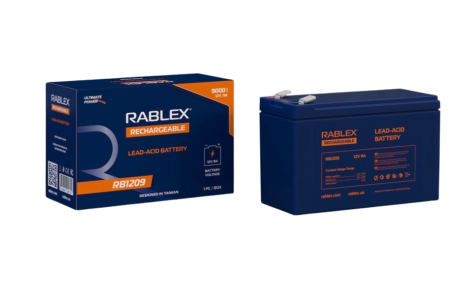 Акумулятор RABLEX RB1209 12V/9Ah