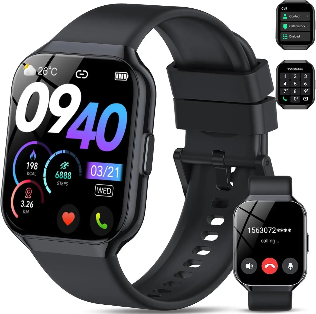 Розумний годинник P98, 110+ спортивних режимів IP68, Amazon, Німеччина