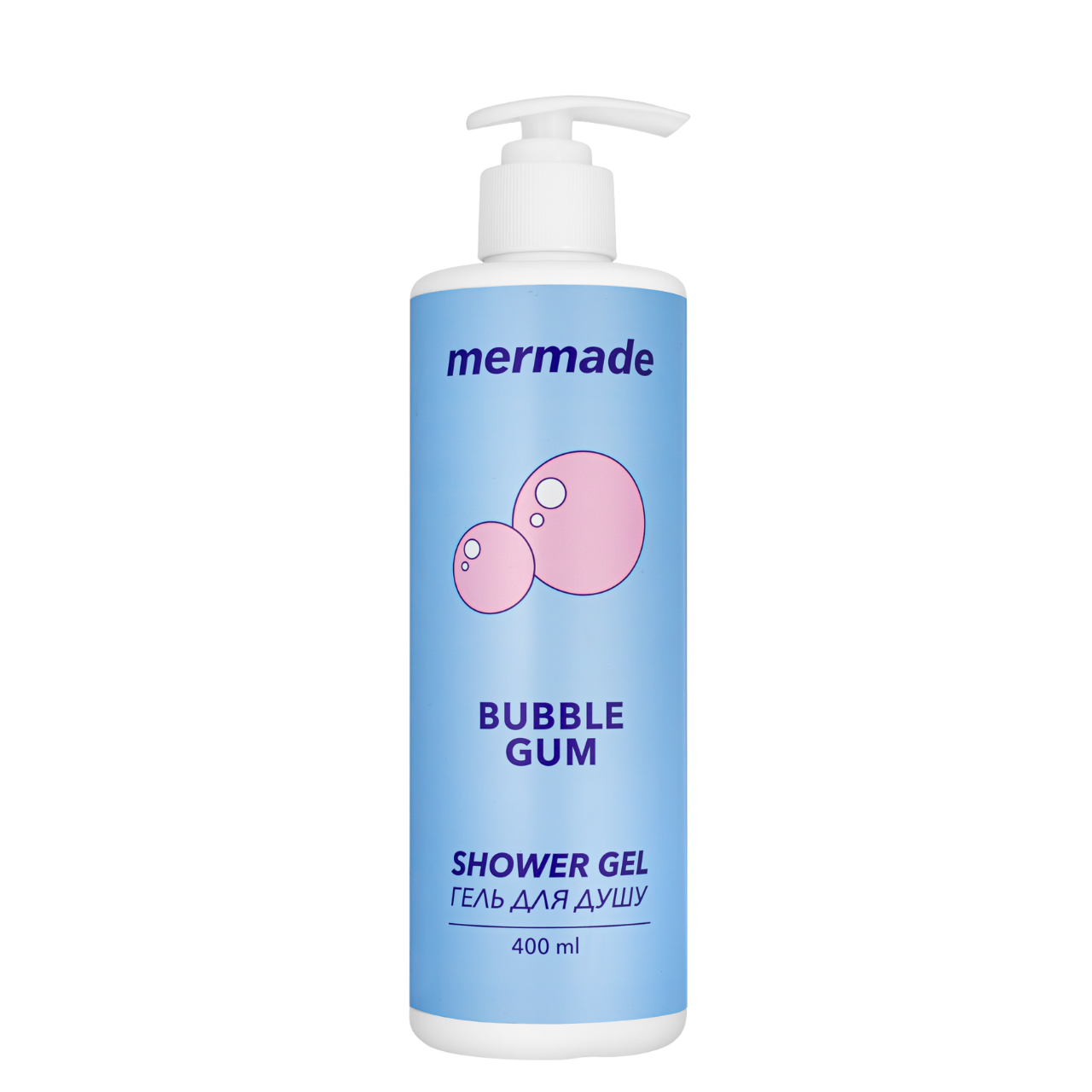 Гель для душу Mermade Bubble Gum з ароматом жуйки 400 мл, фото 1