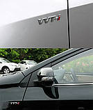 Емблема напис VVT-I для Toyota чорна 71х19мм метал (на скотчі), фото 2