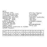 РК дисплей 12×2 WH1202A-YGH-CT — ST7066, 2 рядки, жовте підсвічування, фото 4
