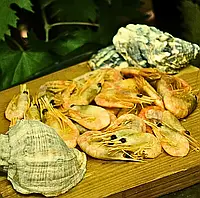 Креветки гренландські, +- 6 см, 90/120 шт/кг. Без глазурі