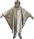 Антитепловізійне пончо. Комплект маскування від тепловізора, дронів та інфрачервоних прицілів, фото 3