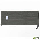 Стіл керівника з фрезеруванням під розетку М203 SIG-225 (2000х800х750мм) Чорний граф/Блеквуд Ячмен, фото 4