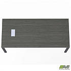 Стіл керівника із фрезеруванням під розетку М203 SIG-221R (1800х800х750мм) Чорний графіт/В'яз Ліберті, фото 4