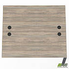 Елемент приставної станції з укороч. перемичками SIG-512 (1587х1200х750) Чорний графіт/В'яз Ліберті, фото 4