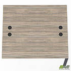 Елемент приставної станції з укороч. перемичками SIG-511 (1387х1200х750) Чорний граф/В'яз Ліберті, фото 4