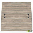 Стільниця станції приставна з укороч.перемич SIG-550 (1187х1600х750) Чорний граф/В'яз Ліберті, фото 4