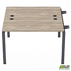 Елемент станції з кронштейнами одинар. SIG-502 (1587х1200х750) Чорний граф/В'яз Ліберті, фото 3