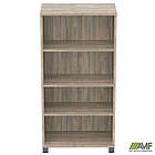 Шафа відкрита SIG-12 (800х420х1600мм) Опора чорний графіт/В'яз Ліберті Димчастий, фото 2