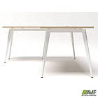 Робоче місце Delta DL-102 (1590х1600х750мм) Блеквуд Ячмінний / Каркас білий, фото 3