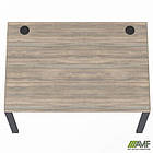 Стіл письмовий SIG-113 (1587х800х750мм) Чорний графі /В'яз Ліберті Димчастий, фото 4