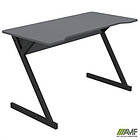 Стіл комп'ютерний Dexter DX1200 (1200х600х750Н) чорний графіт/Сірий Шифер, фото 7